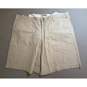 Dockers Shorts Mens 48 Beige Canvas Pocketed Relaxed Fit Button‎ Men.